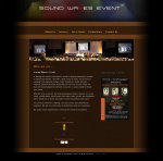 Website Design for Sound Waves Event Ltd.