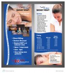 Rack Card Design for St. Albert Massage Therapy Inc.