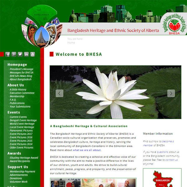 Bangladesh Heritage and Ethnic Society of Alberta (BHESA)