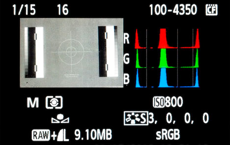 Canon's RGB Histogram View