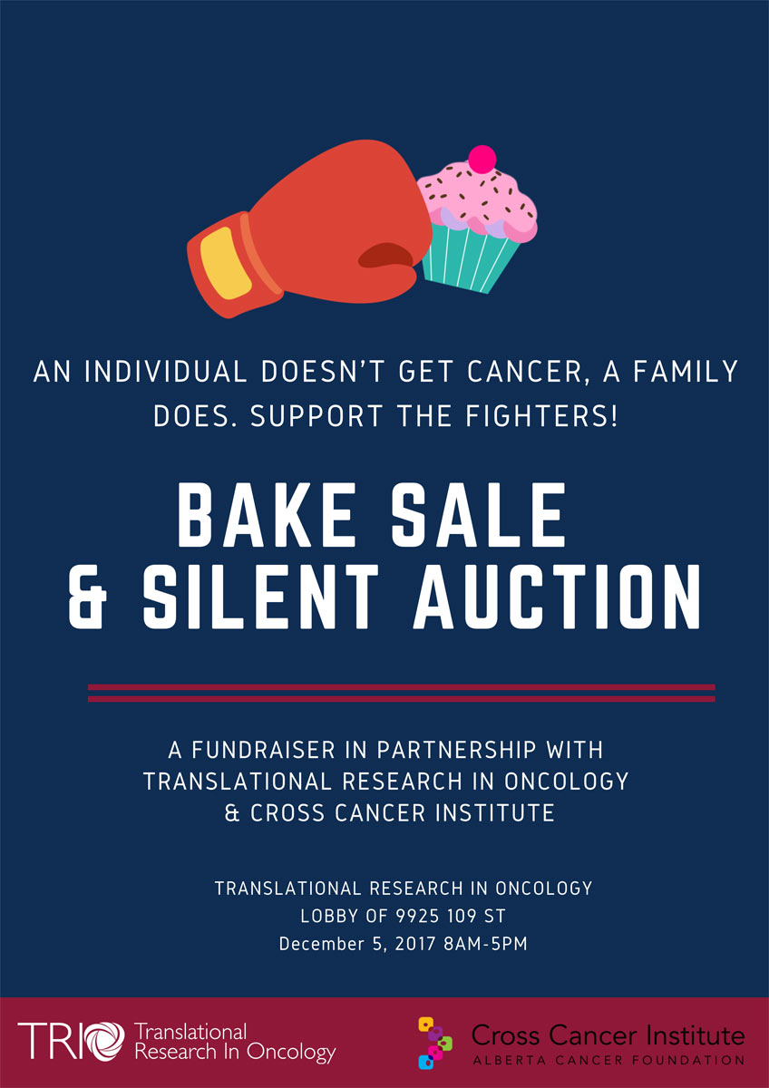 TRIO's Bake Sale and Silent Auction 2017
